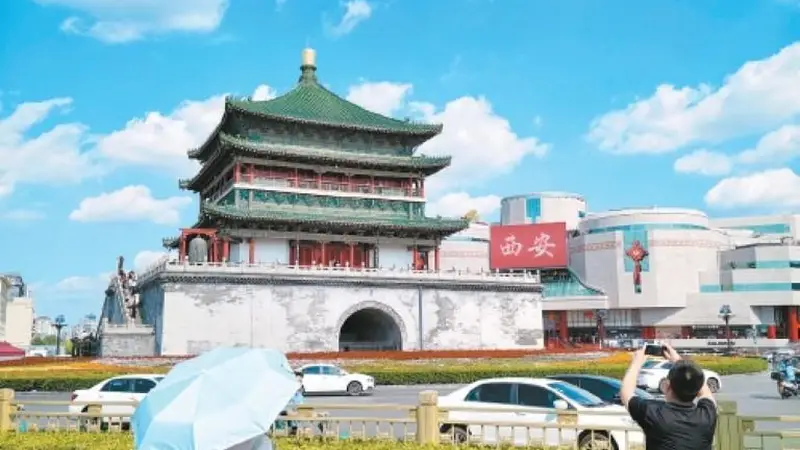 秦岭巍峨入画 古城古韵悠长