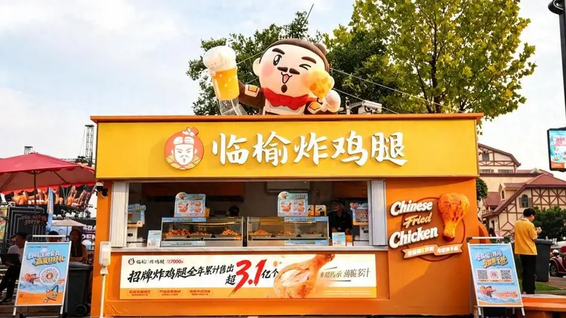 “炸鸡+啤酒”经典搭配点亮青岛夜间消费,临榆炸鸡腿亮相青岛啤酒节