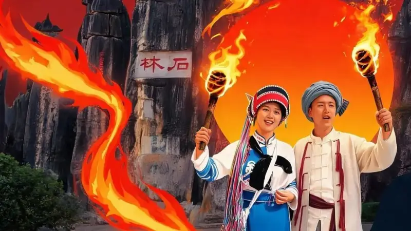 专属阿老表／阿表妹的浪漫，石林火把节邀您狂欢！