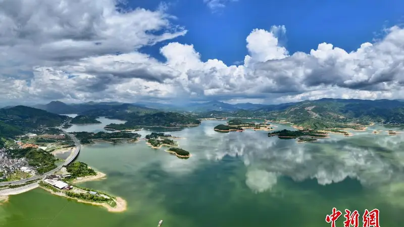 福建古田:翠屏湖畔风光美
