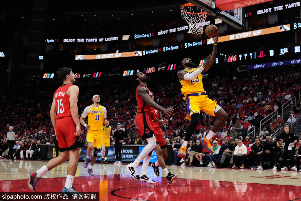 詹姆斯将征战生涯第24季 NBA历史首人