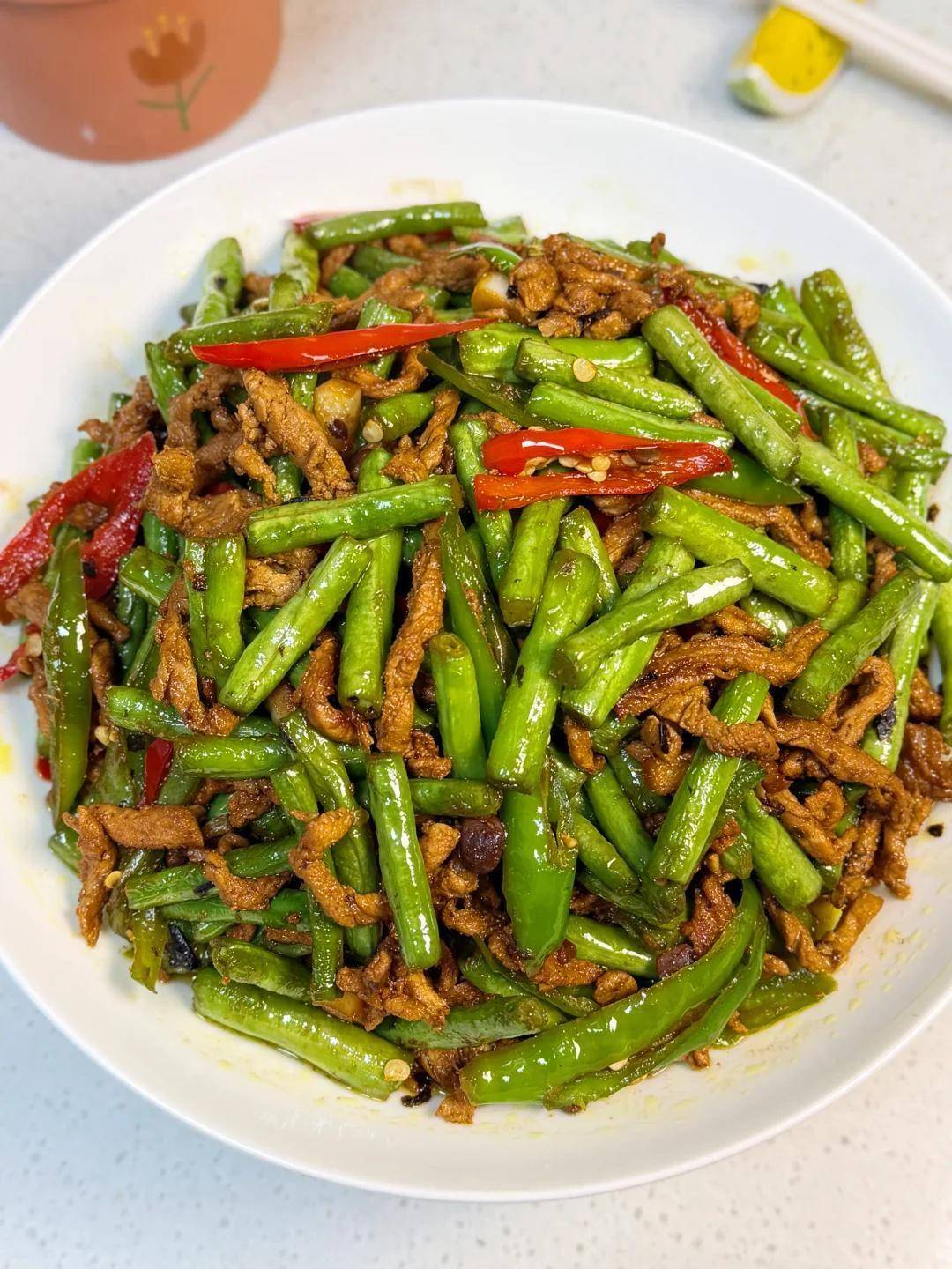 炒豆角半生发涩？原来第一步就错了，教你鲜香熟透的做法