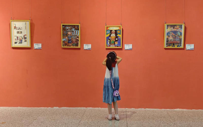 “放飞梦想——中国湖北·德国柏林国际少儿画展”开展