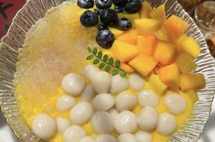 夏日续命小甜品,清甜多芒小丸子在家轻松做