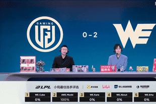 LPL第三赛段：撕少也没用，WE连下两城击败LGD