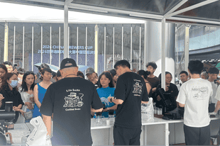 咖香邂逅爽爽贵阳 咖啡冠军现场冲煮与市民面对面互动