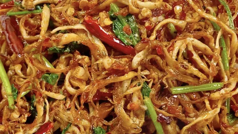 素炒杏鲍菇:香到狂炫三碗饭的“神仙素菜”
