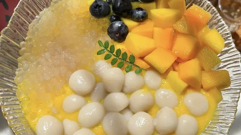 夏日续命小甜品，清甜多芒小丸子在家轻松做