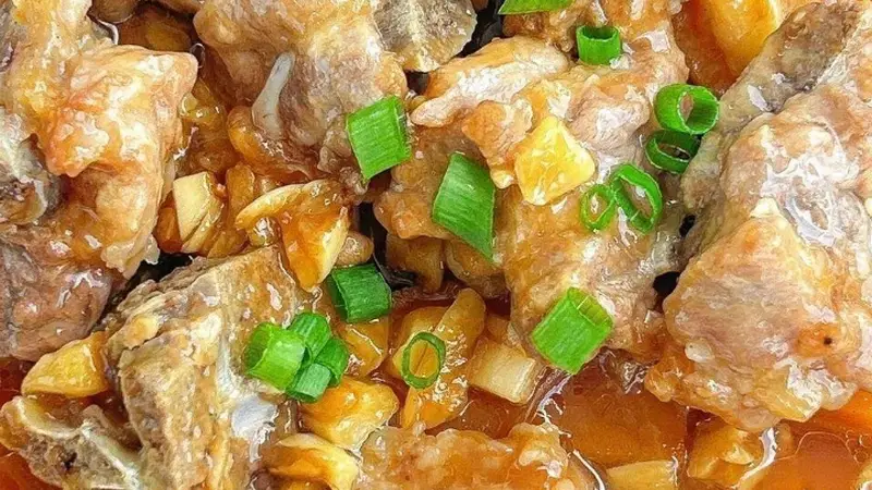 南瓜蒸排骨