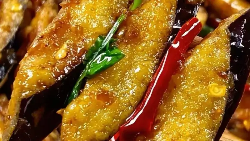 脆皮茄子:酥脆可口超级下饭!