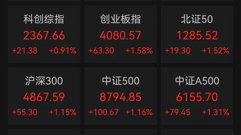 贵金属板块领涨！机器人概念，掀涨停潮
