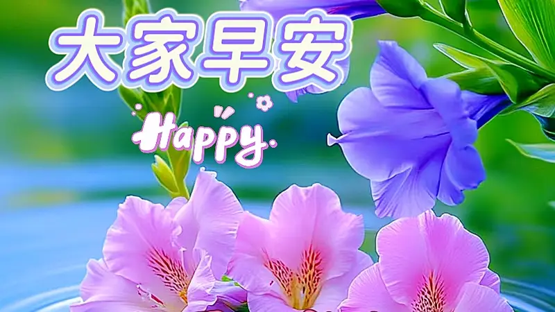 早安,送上最美好的祝福!