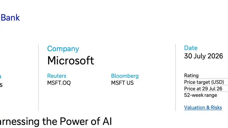 海外研选|德银:微软AI商业化进入兑现期 Azure与Copilot撑起新增长曲线