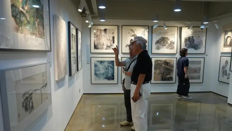 “海纳百川——中国国家画院国际艺术对话展”在韩国开幕