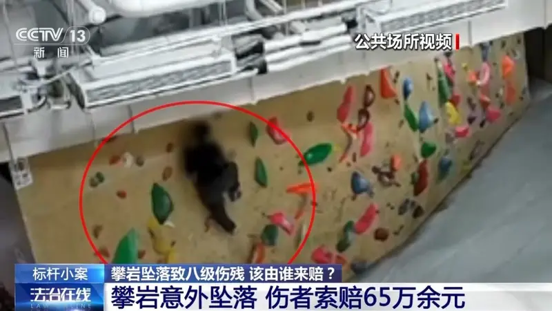 攀岩坠落致八级伤残 该由谁来赔？