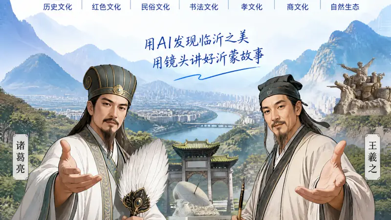 “AI赋能·沂蒙有戏”3.9万奖金征集临沂文化元素AI微视频