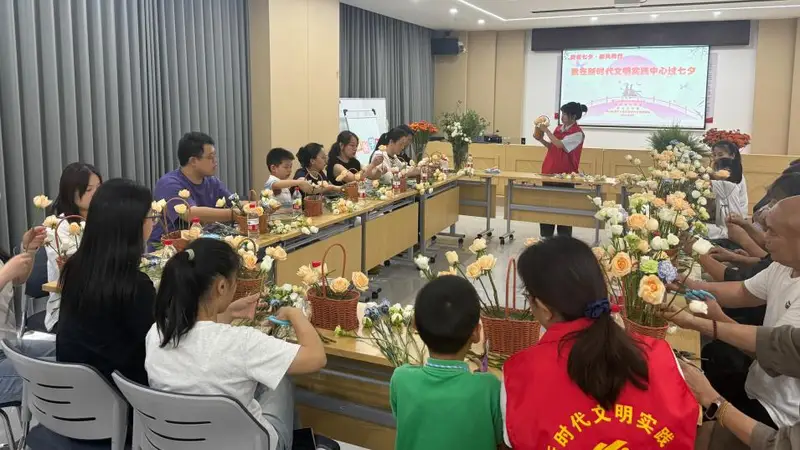 连云港灌云县开展“爱在七夕·新风同行”主题活动