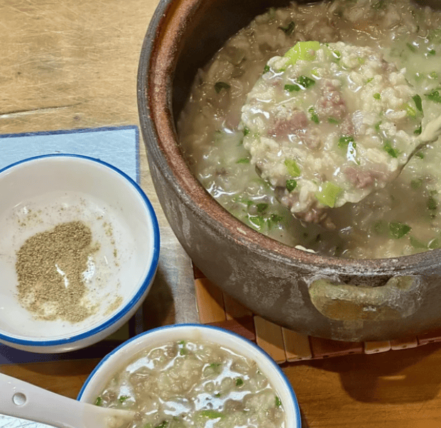甜咸相融层次分明,解锁香芋牛肉粥的温润口感