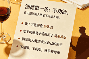 酒桌上的"酒德"你知道吗？