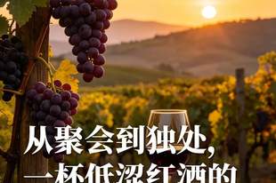 从聚会到独处,一杯低涩红酒的百搭哲学