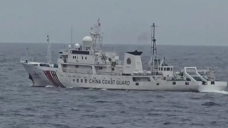 相距仅0.4海里！东沙对峙现场紧张，台中舰近迫碰瓷大陆海警3101