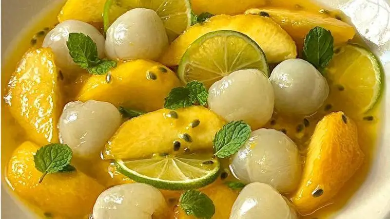 四款蜂蜜渍鲜果搭配,夏季冰镇食用,清爽解腻