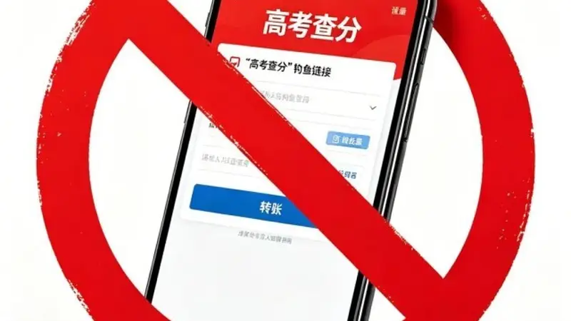 网警梳理了4个“高考查分陷阱”，家有考生的速看！