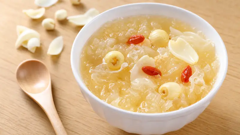 百合莲子银耳羹 | 周末美食
