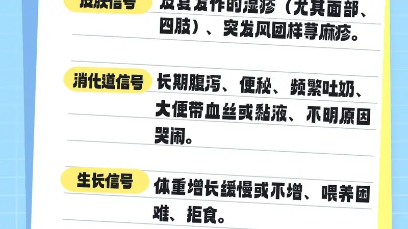 孩子一喝牛奶就长湿疹?家长必知的五件事|世界过敏性疾病日