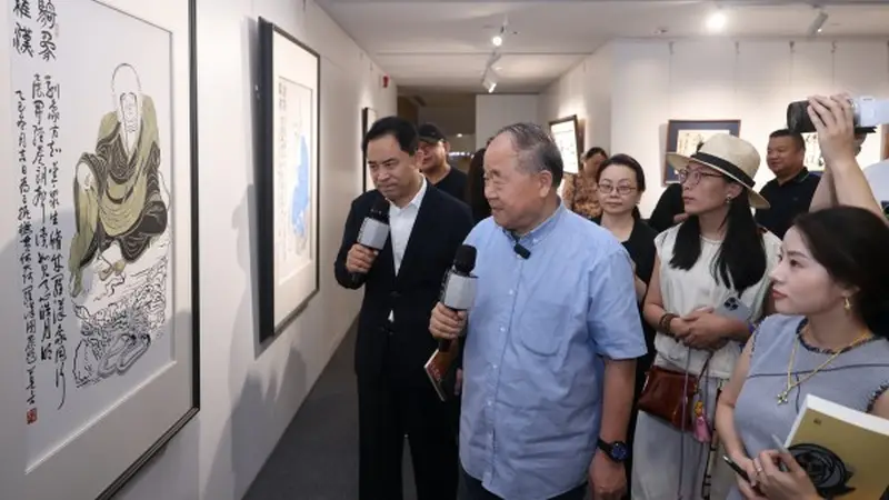 “乐观——莫言&王振与十八罗汉”特展开幕