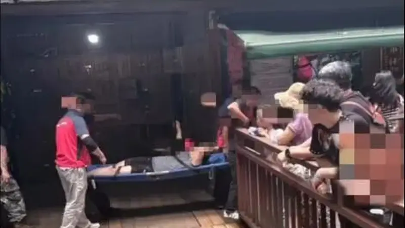 西双版纳一公园项目被曝绳索断裂,目击者称“多人被担架抬出” ,涉事景区紧急关停