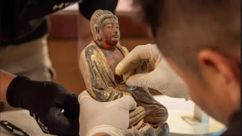 流失古代彩塑回乡，集结“真容归兮”