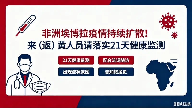 非洲埃博拉疫情持续扩散!来(返)黄人员请落实21天健康监测