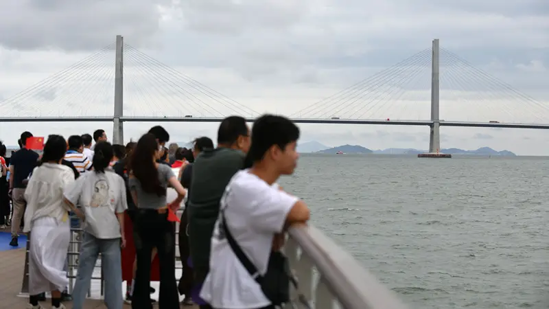 “湾区明珠双城海上游”全新航线正式首航#