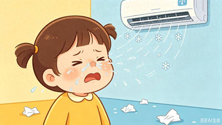 空调一开,娃就喷嚏不断?当心!凉爽背后藏着过敏“元凶”