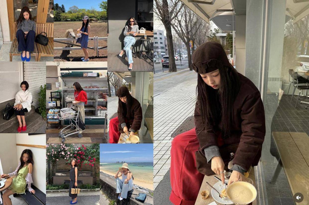 跟着韩女学穿搭9小个子穿搭范本来咯亮色系点缀真的好重要!色彩感调和做的特别好 用饱和度高的颜色来打破沉闷感~ ig:kkyeongeun_